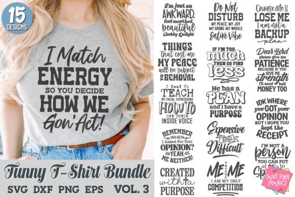 Download Funny Tshirt Bundle, Sarcastic Quotes - Tshirt Collection
