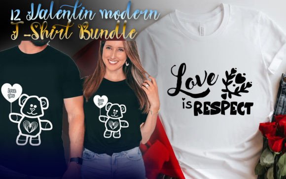 Download Valentin Modern Love Svg Tshirt Bundle - Tshirt Collection