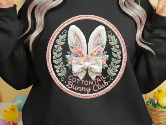 Download CottonTail Bunny Club Easter Tshirt Png - Tshirt Collection