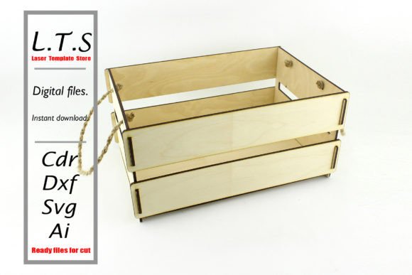 Download Box, Basket. Laser Cut Vector Model - Premium Resources