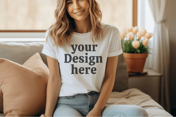 Download Easter Tshirt Mockup Bella Canvas Mockup - Tshirt Collection