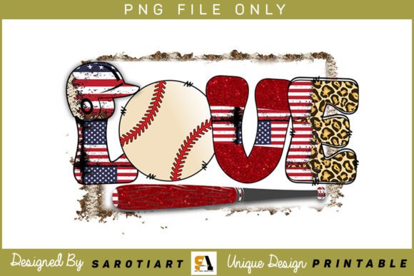 Download Baseball Love PNG Printable Sublimation - Printable sublimation Collection