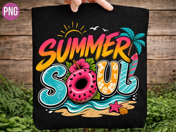 Download Retro Summer Soul Beach Life PNG Tshirt - Tshirt Collection