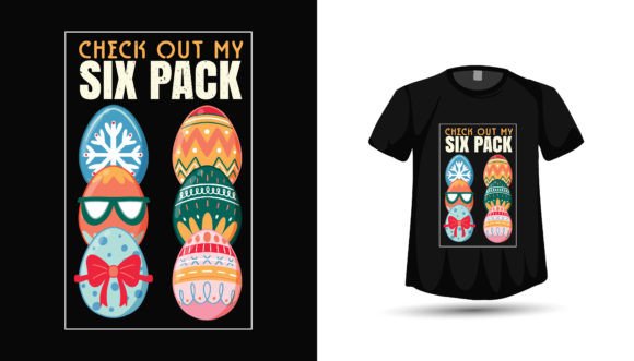 Download Easter Tshirt Design of Gym Six Pack Egg - Tshirt Collection