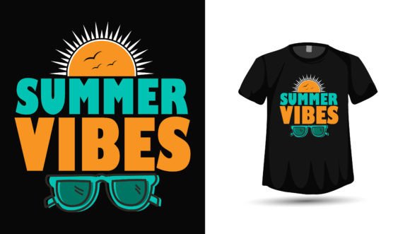 Download Summer Vibe Tshirt Design for POD - Tshirt Collection
