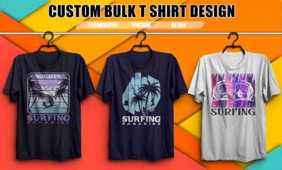 Download Retro Surfing Tshirt Bundle Design - Tshirt Collection
