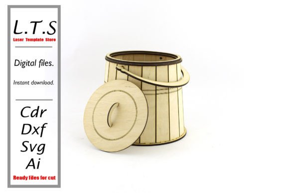 Download Wooden Basket. Laser Cut File. - Premium Resources