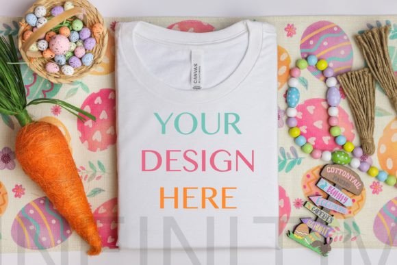 Download Easter Tshirt Mockup Bella Canvas Mockup - Tshirt Collection