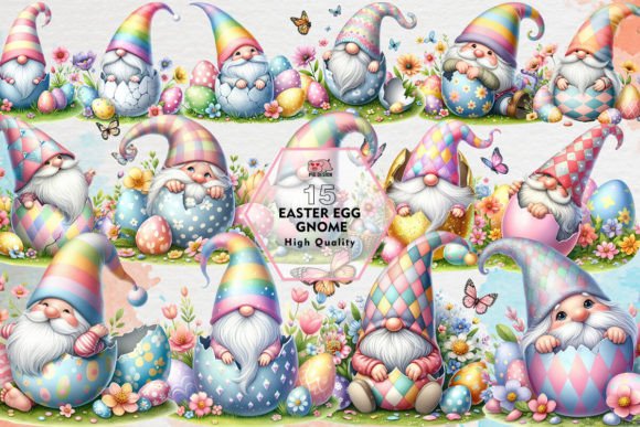 Download Easter Egg Gnome Sublimation Clipart PNG - Easter egg gnome Collection